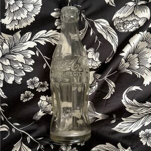 Vintage Glass Coca Cola Spanish Bottle